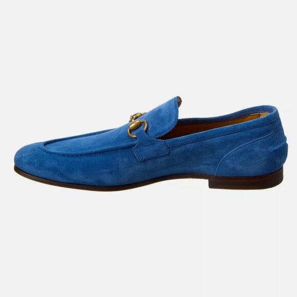 Gucci Jordaan Suede Loafer Men\'s Blue 10.5 main image 7
